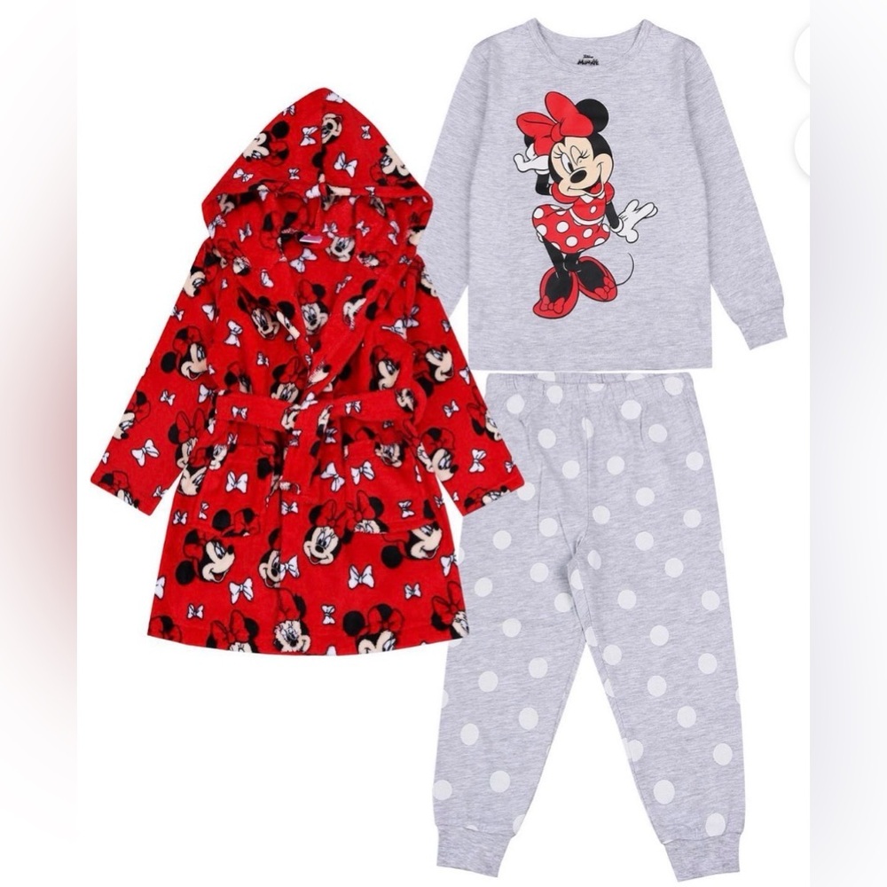 Disney Minnie Mouse Red and White Pajama Set- Size 5T brand new with tag